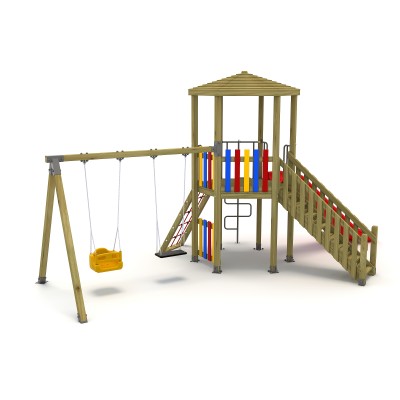 18 A Classic Wooden Playground